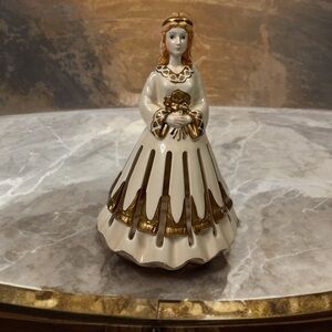 Vintage Lillian Vernon Ceramic Angel Napkin Holder 9”